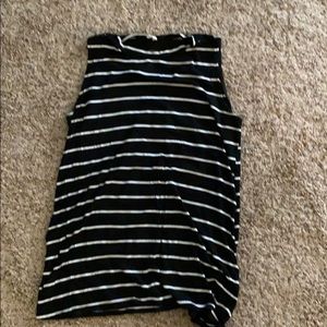 Pinkblush lightweight striped maternity tank